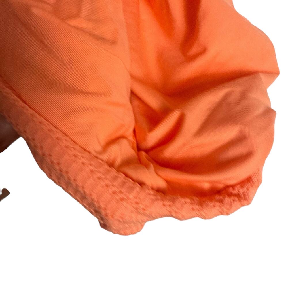 BECCA Line in The Sand Lainey Textured Rib Plunge One-Piece Swimsuit Nectar M - Picture 8 of 10